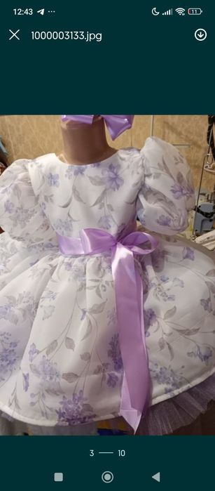 Розпродаж дитячих святкових суконь