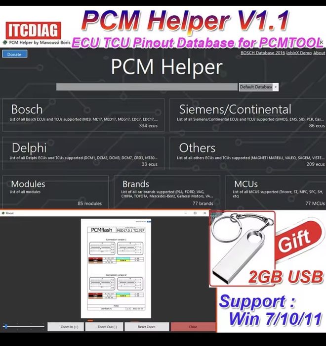 PCM-помощника для Bench Boot PCMhelper