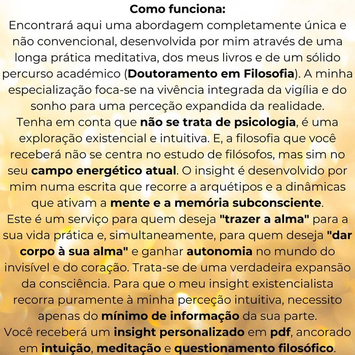 Consultoria Filosófica e Escrita de Ativação