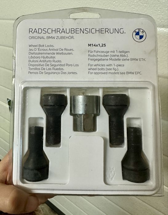 Jogo de pernos de segredo Bmw