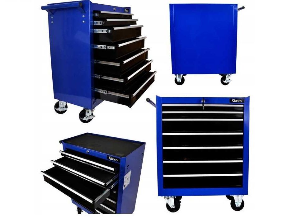 SZAFKA regał półka narzędziowa WÓZEK WARSZTATOWY 7 szuflad 1938