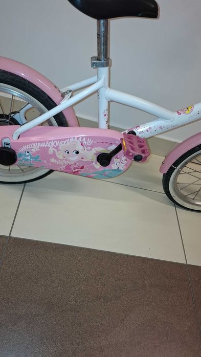 Rower dziewczęcy btwin 16cali