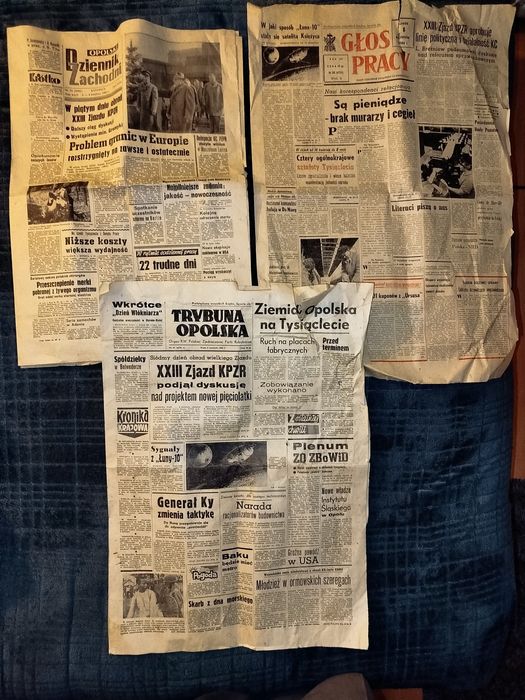 Gazety z PRL z 1966 roku