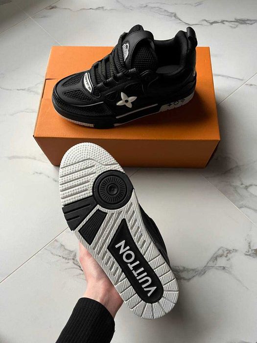 Louis Vuitton Skate Sneaker Black White