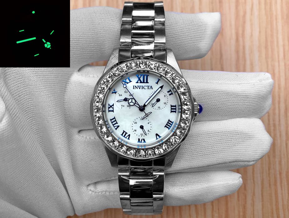Жіночий годинник Invicta Angel 28463 Mother of Pearl 38 mm. WR 100 MT.