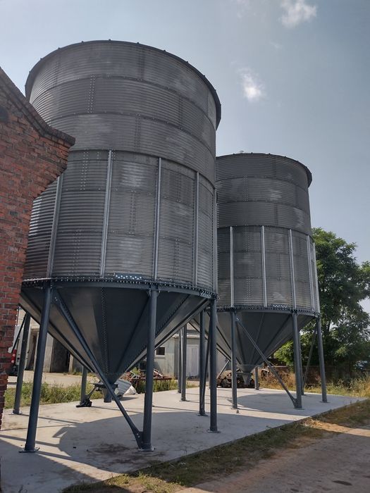 Silos zbożowy lejowy 150 t petkus 4szt bin