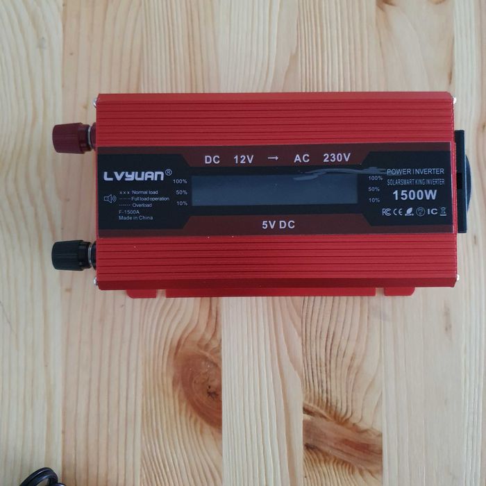 Інвертор LVYUAN 1500W 12V 220V
