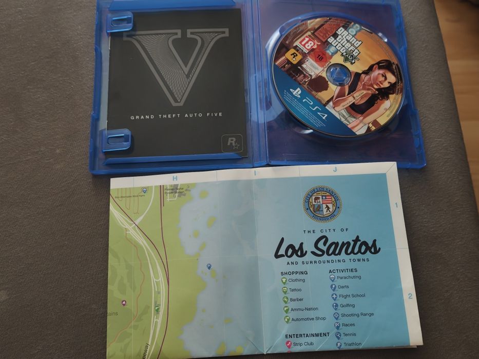 GTA V na PlayStation 4.. PS4.. po polsku + mapa
