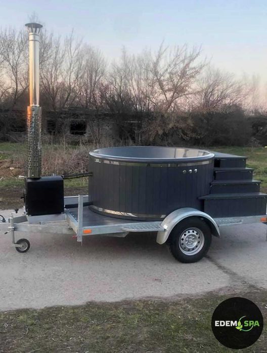 Мобільний чан. Чан на колесах.Чан на дровах від виробника!СПА комплекс