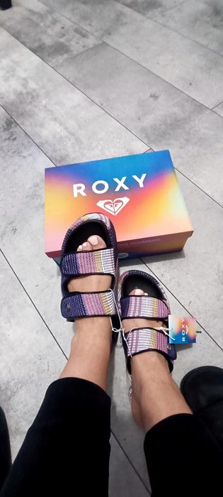Klapki wielokolorowe roxsy 40 25 cm