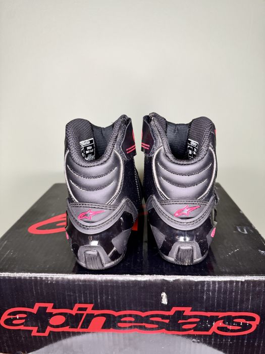 Damskie Niskie Krótkie Buty Motocyklowe Alpinestars 38 SMX-1 R V2 Pink