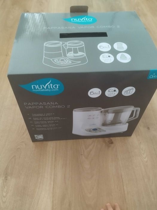 Processador de Alimentos Nuvita Pappasana | Vapor Combo 6 em 1
