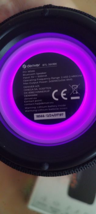 Блютуз колонка Denver