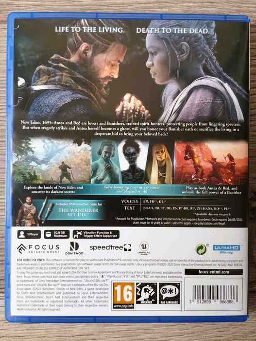 Gra Banishers Ghosts of New Eden Polska Wersja  PS5 Playstation