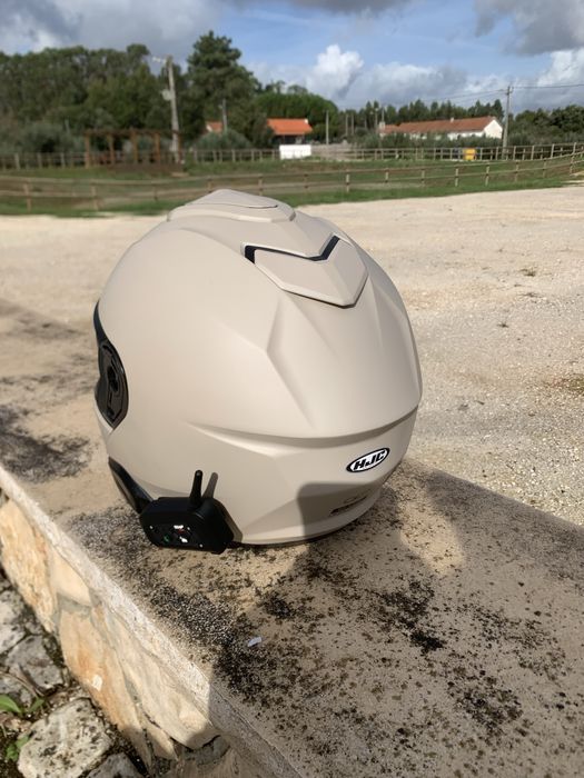 Capacete HJC I91 matt sand beige