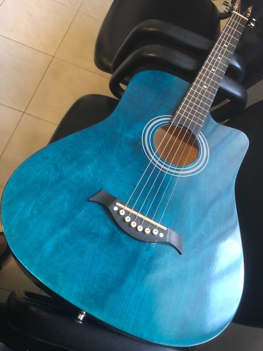 Violão Novo - 38 Polegadas, Mais Capa, Correia, Paleta, capotraste