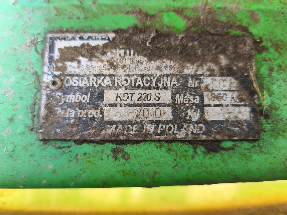 Kosiarka rotacyjna Samasz  ADT 220 S 2,20 m – sprawna