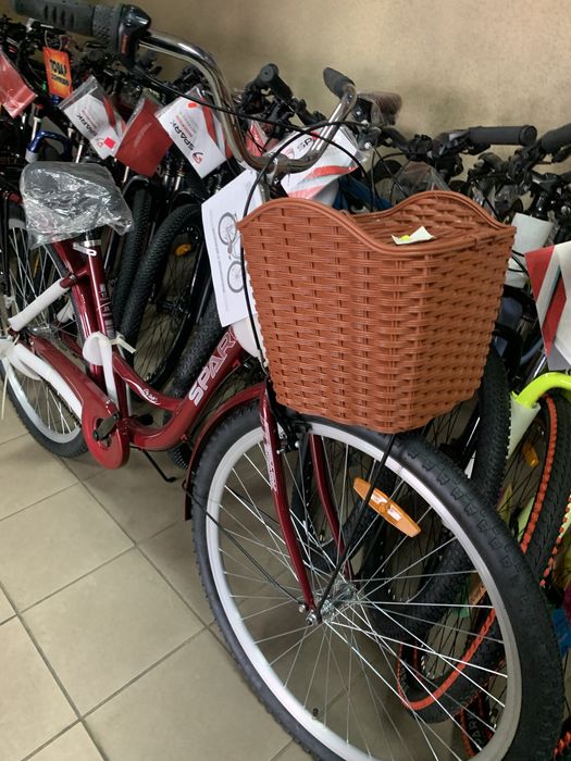 Велосипед   дамский с корзиной