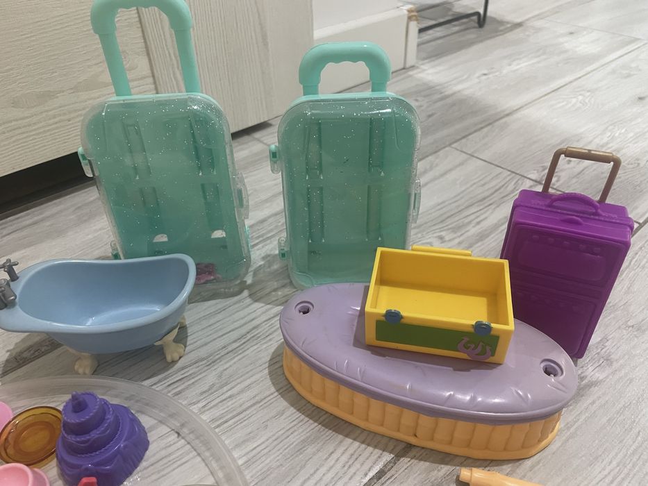 Mebelki dla lalek barbie zestaw