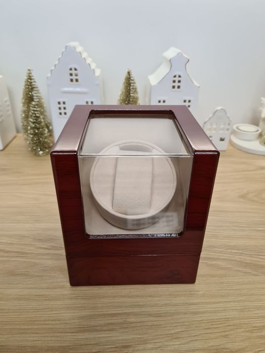 Automat Rotomat do ładowania zegarka zegarków na baterie Drewno Okazja