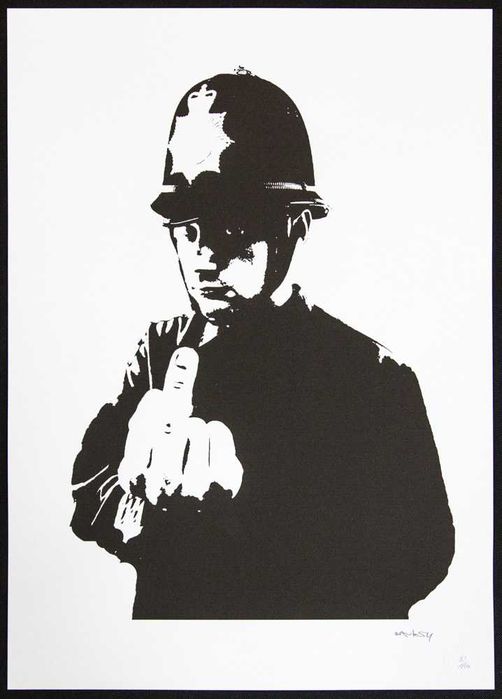 Gafika BANKSY - Rude Cooper