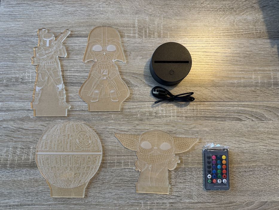 Candeeiro 3D - Star Wars