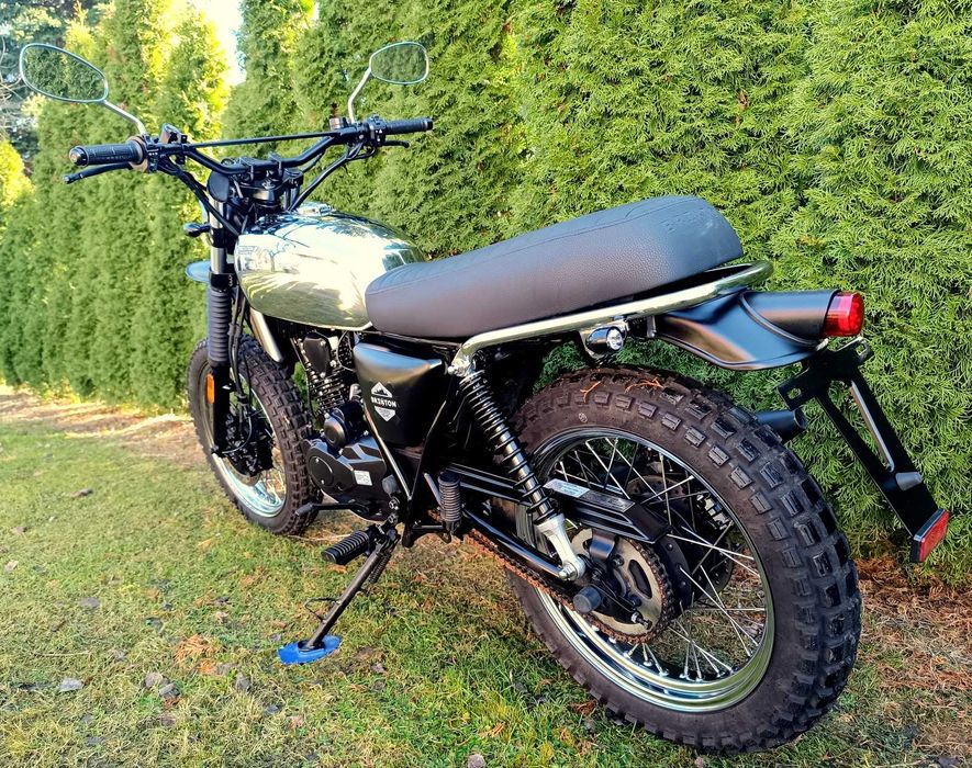 brixton bx 125 ABS Cafe Racer Cromwell kat B 2256 km swm mash
