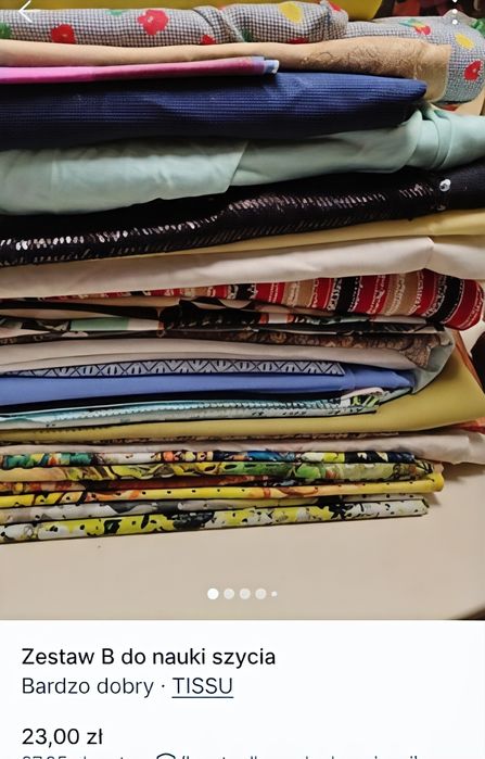 Zestawy materiałów do nauki szycia