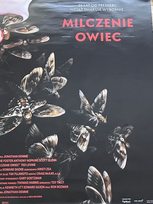 plakat do filmu milczenie owiec reż. Jonatham Demme