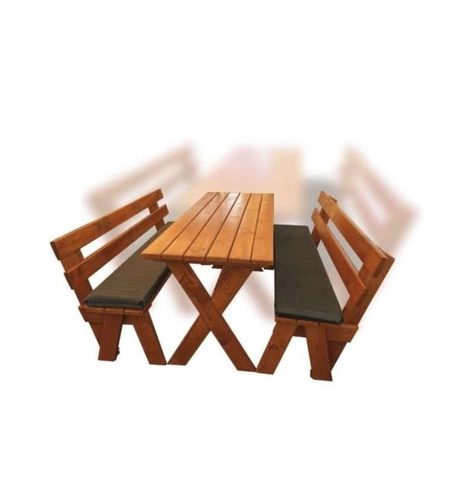 Zestaw komplet mebli ogrodowych meble ogrodowe stol lawki