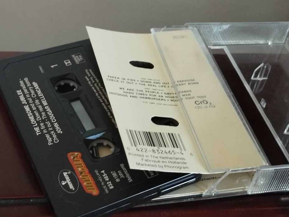 John Cougar Mellencamp "The Lonesome Jubilee" Cassete Audio