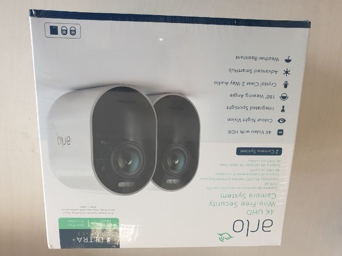 Bezprzewodowy monitoring Kamera ARLO 4K Wifi 2szt