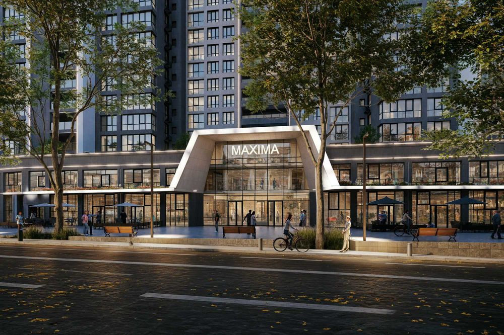 Однокімнатна квартира 72.1 м² ЖК Maxima Residence, 30% перший внесок.