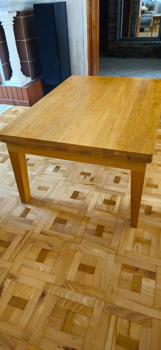 Piękna ława dębowa rozkładana.