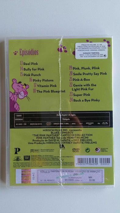 Coleção 10 DVD pantera cor de rosa