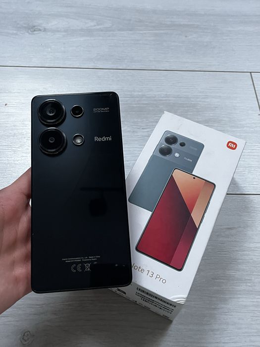 Telefon Redmi Note 13 Pro 5G 8/256 200MP AMOLED 120Hz Dual SIM stan idealny szybka sprzedaż dowóz Warszawa BDB+ okazja szybka sprzedaż