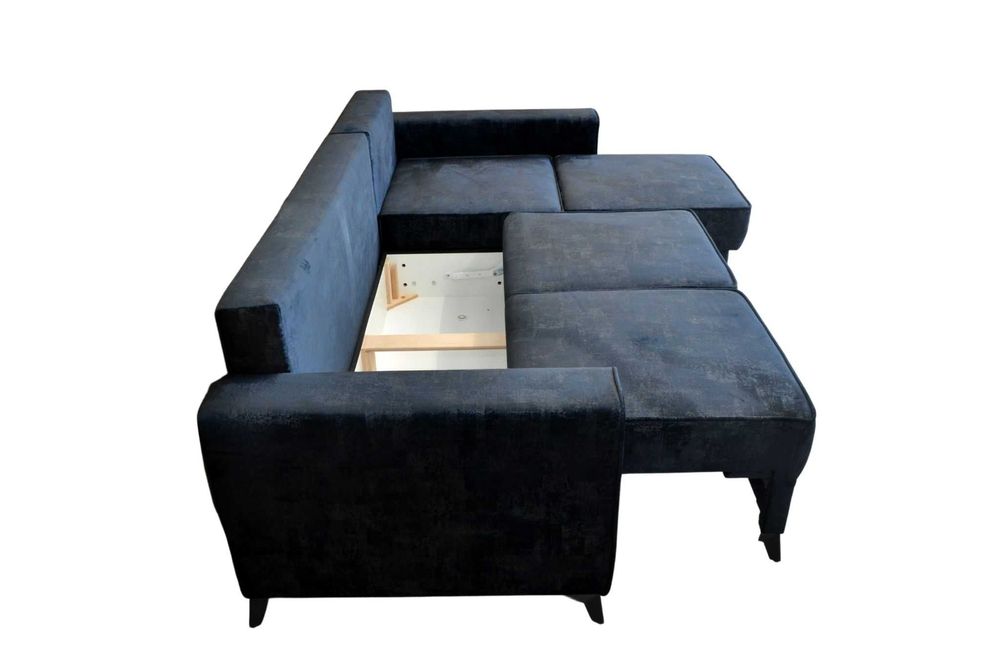 Narożnik Senator f-cja spania + dwa  pojemniki na pościel