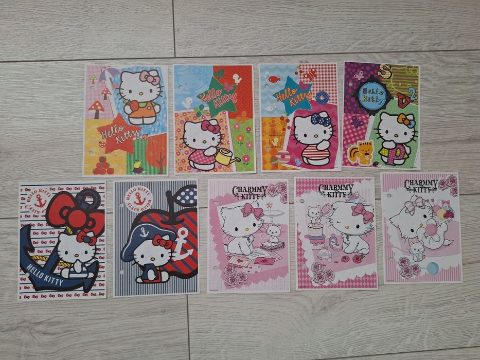 karteczki do segregatora hello kitty charmmy kitty