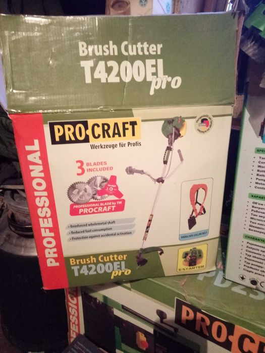 Бензо коса Procraft T4200ELpro Electro Starter.