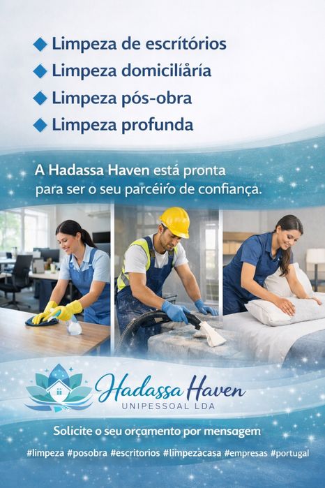 Limpeza profissional, Lisboa- Escritórios, casas e pos obra em Lisboa