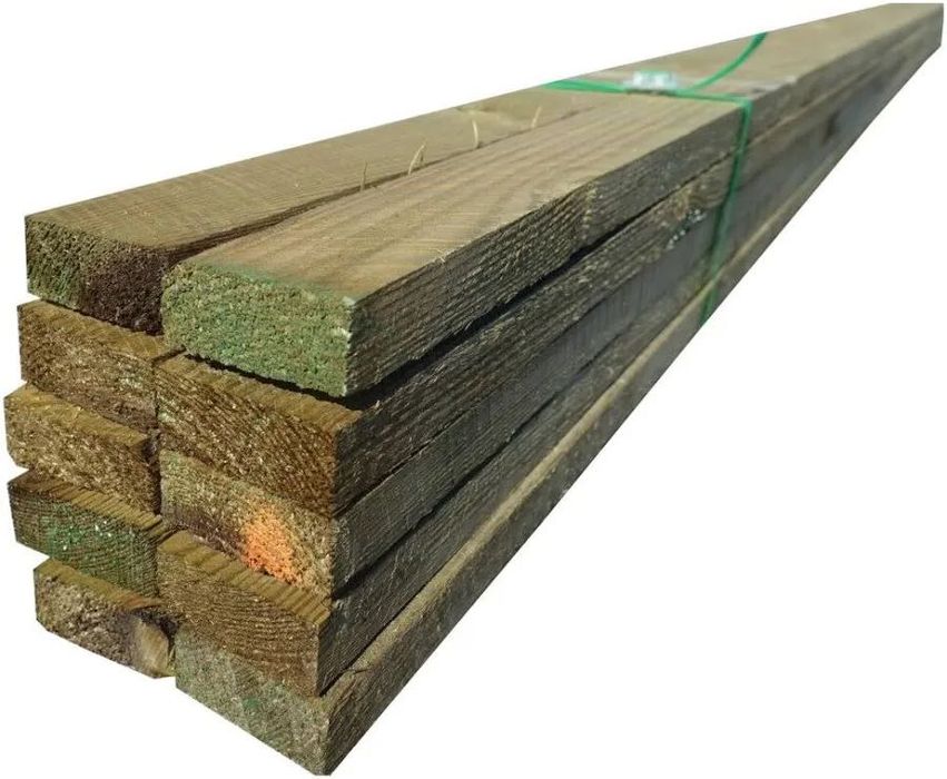 Laty drewniane 4x6cm 5m, 34 sztuki