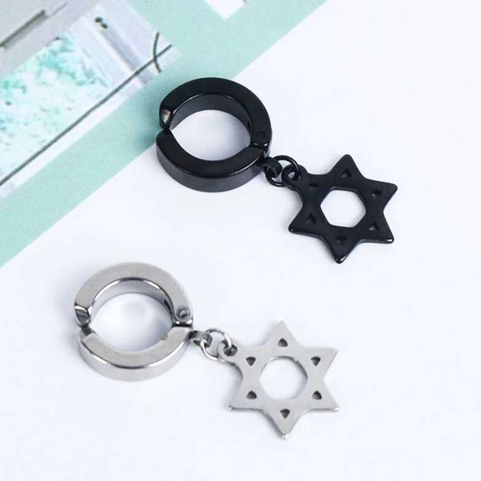 СУПЕР Пірсинг обманка без проколу, фейк пірсинг, кліпса, сережка в ухо