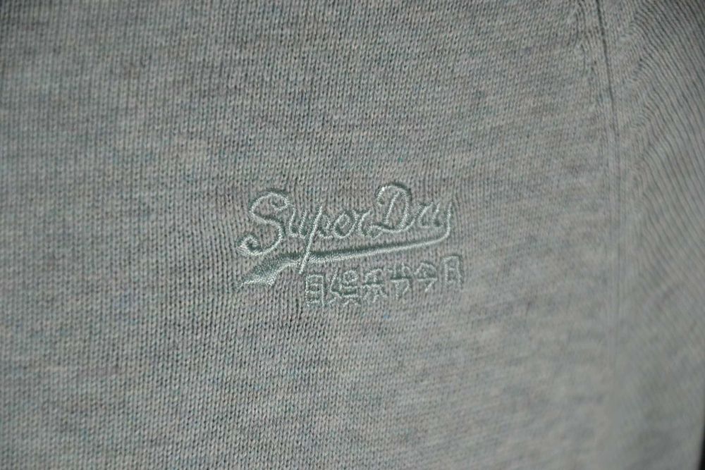 SUPERDRY Orange Label Sweter Męski L Oryginalny Super Stan Bawełna