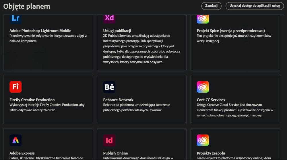 Adobe Creative Cloud Pro 1-12 miesięcy + Dysk w chmurze 1 TB ! Win/Mac ...