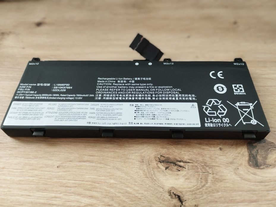 Батарея Lenovo ThinkPad P53, новая, 02DL028