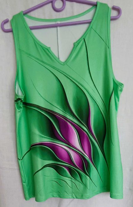 Bluzka na lato bez rekawów