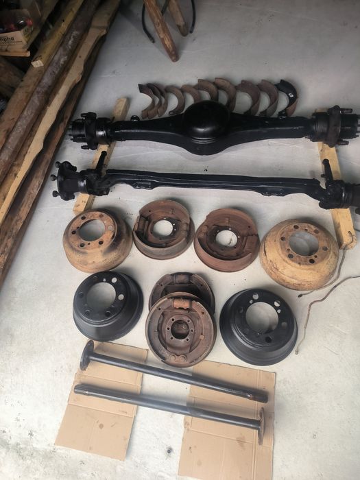 Прицеп балка і міст на причеп до трактора мінітрактора і іншої техніки