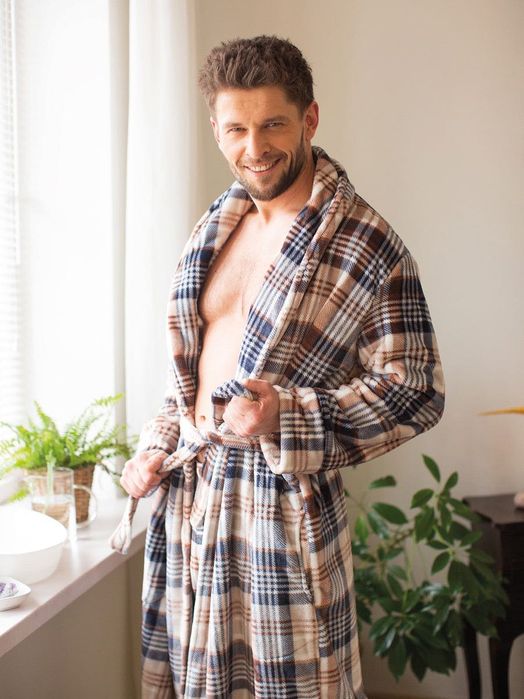 Теплі чоловічі халати KEY