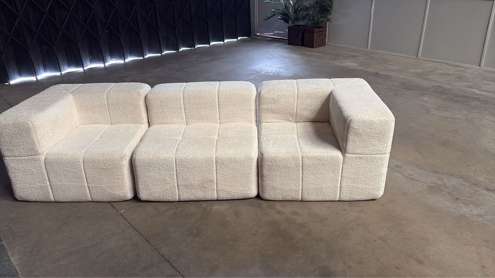 Sofá modular novo 3 lugares - sofa na Caixa