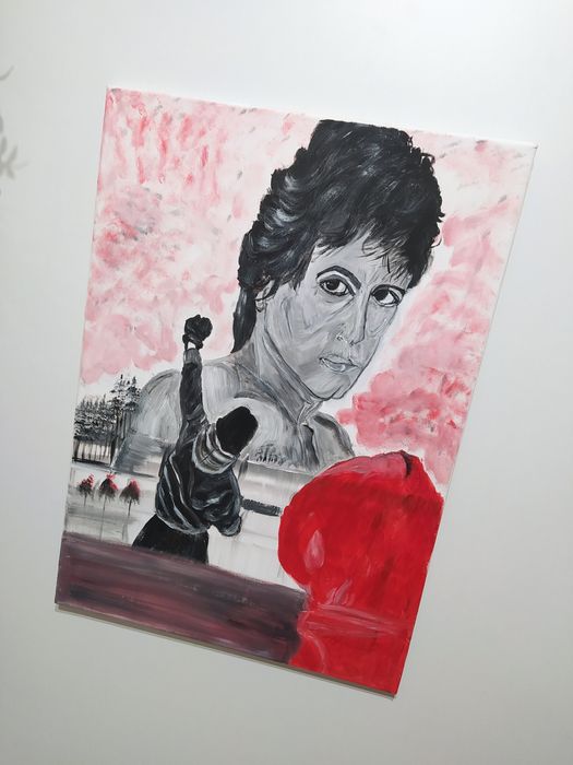 Obraz na płótnie 50x70 Sylvester Stallone